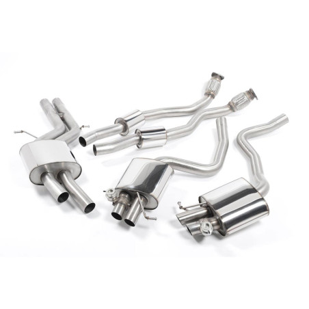 Sistema de escape Cat-Back resonado (con aprobación EC) Milltek Sport – Audi RS5 B8 Coupé (10-15)