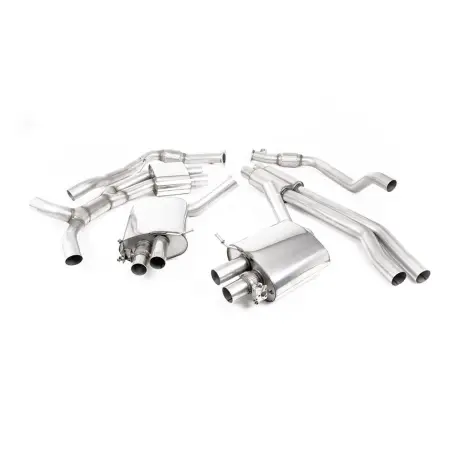 Sistema de escape Cat-Back resonado (con aprobación EC) Milltek Sport – Audi RS5 B9 2.9 V6 Turbo Sportback (con OPF)