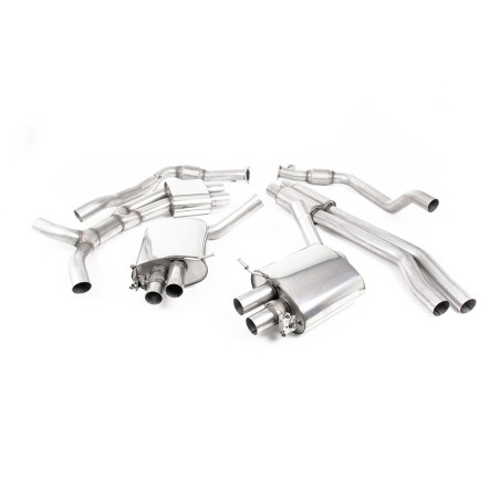 Sistema de escape Cat-Back resonado (con aprobación EC) Milltek Sport – Audi RS5 B9 2.9 V6 Turbo Coupe (Sin OPF)