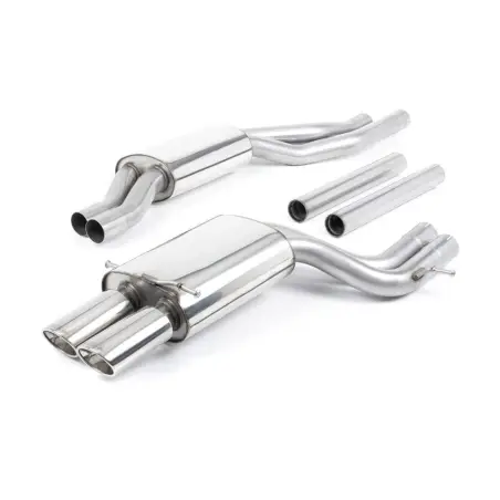 Escape cat-back resonado homologado ECE Milltek Sport Audi RS4 B5 V6 Avant/S4 B5 Quattro (97-02)