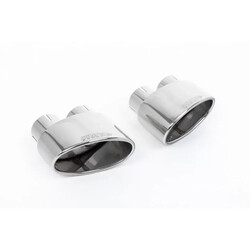 Escape cat-back resonado homologado ECE Milltek Sport Audi RS4 B9 Avant (19-), colas ovaladas pulidas