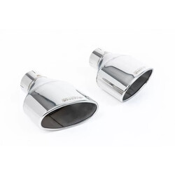 Escape cat-back resonado homologado ECE Milltek Sport Audi RS3 8V Facelift (17-), colas ovaladas pulidas