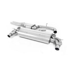 Escape cat-back resonado homologado ECE Milltek Sport Audi RS3 8V Facelift (17-), colas ovaladas pulidas