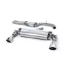Escape cat-back resonado con válvulas homologado ECE Milltek Sport Audi RS3 8V Pre Facelift (15-17), colas ovaladas pulidas