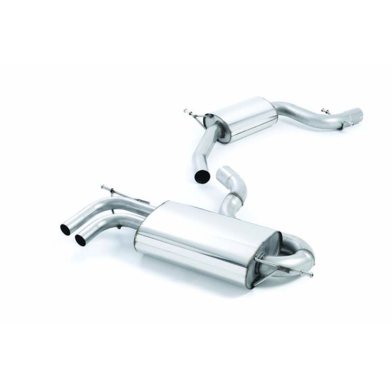 Sistema de escape Cat-Back resonado (con aprobación EC) Milltek Sport – Audi A3 8P 2.0 TFSI 2WD Sportback Sistema de escape Cat-Back resonado (con aprobación EC) Milltek Sport – Audi A3 8P 2.0 TFSI 2WD Sportback
