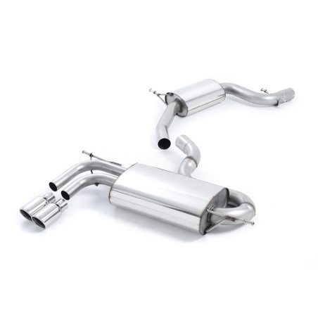 Sistema de escape Cat-Back resonado (con aprobación EC) Milltek Sport – VAG. 2.0TFSI (03-12)