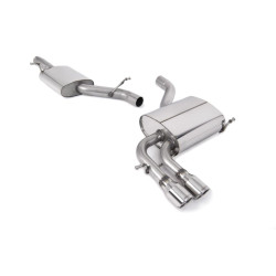 Sistema de escape Cat-Back resonado (con aprobación EC) Milltek Sport – Audi A3 8P 2.0 TFSI Quattro Sportback