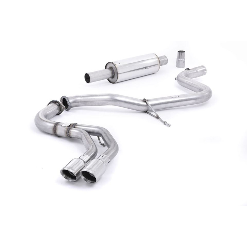 Sistema de escape Cat-Back resonado (con aprobación EC) Milltek Sport – Audi A3 8V 2.0 184PS TDI MQB 2WD Sistema de escape Cat-Back resonado (con aprobación EC) Milltek Sport – Audi A3 8V 2.0 184PS TDI MQB 2WD