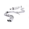 Escape cat-back resonado homologado ECE Milltek Sport Audi A3 2.0 TDI MQB (13-20), colas pulidas