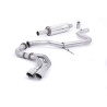 Sistema de escape Cat-Back resonado (con aprobación EC) Milltek Sport – Audi A3 8V 2.0 184PS TDI MQB 2WD