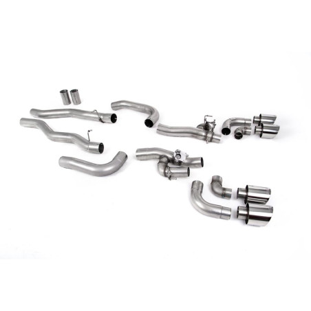 Sistema de escape OPF (con aprobación EC) Milltek Sport – BMW Serie 8 F91, F92 M8 incl. Competition (Con OPF)