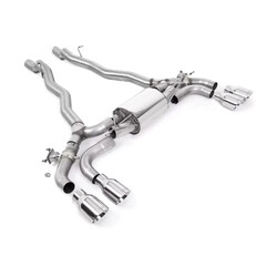 Escape OPF-back homologado ECE Milltek Sport BMW M5 F90 (18-), colas GT-100 pulidas