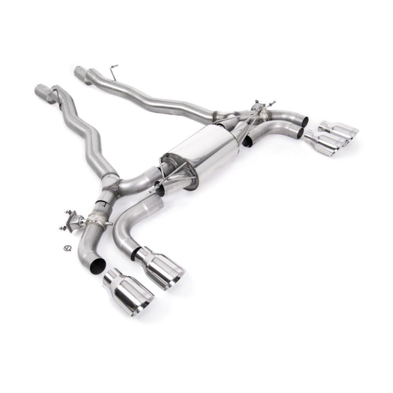 Sistema de escape Cat-Back resonado (con aprobación EC) Milltek Sport – BMW Serie 5 F90 M5 incl. Competition Sistema de escape Cat-Back resonado (con aprobación EC) Milltek Sport – BMW Serie 5 F90 M5 incl. Competition