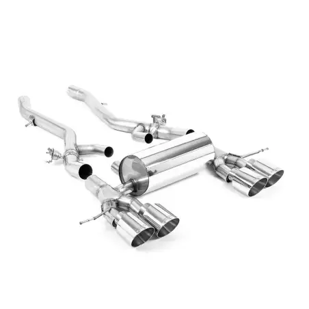 Silencioso trasero (con aprobación EC) Milltek Sport – BMW motor S58 3.0 Turbo (Con OPF)