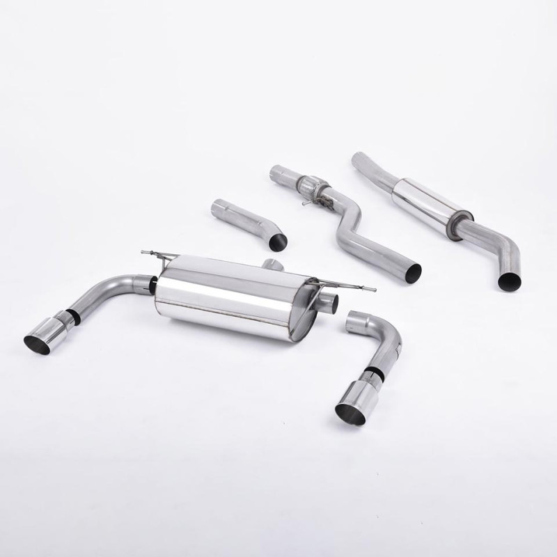 Sistema de escape Cat-Back resonado (con aprobación EC) Milltek Sport – BMW Serie 3 F30 328i M Sport Automatic motor N20 (Sin barra de remolque) Sistema de escape Cat-Back resonado (con aprobación EC) Milltek Sport – BMW Serie 3 F30 328i M Sport Automatic motor N20 (Sin barra de remolque)