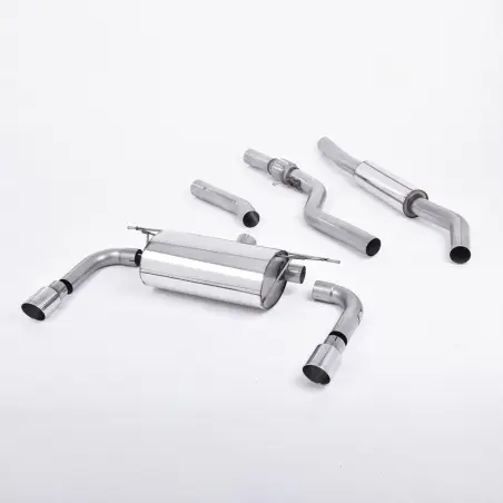 Sistema de escape Cat-Back resonado (con aprobación EC) Milltek Sport – BMW Serie 3 F30 328i M Sport Automatic motor N20