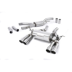 Sistema de escape Cat-Back resonado (con aprobación EC) Milltek Sport – BMW F80 M3 Saloon, F82, F83 M4 (Sin OPF)