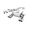 Escape cat-back homologado ECE Milltek Sport BMW F80 M3/F82 M4 (14-18), colas pulidas