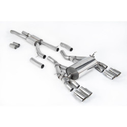 Sistema de escape Cat-Back resonado (con aprobación EC) Milltek Sport – BMW F80 M3 Saloon, F82, F83 M4 (Sin OPF)