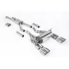 Escape cat-back homologado ECE Milltek Sport BMW F80 M3/F82 M4 (14-18), colas pulidas