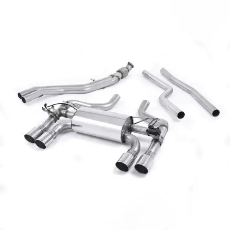 Sistema de escape Cat-Back resonado (con aprobación EC) Milltek Sport – BMW Serie 2 F87 M2 Coupé (16-22)