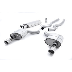 Sistema de escape Cat-Back resonado (con aprobación EC) Milltek Sport – Ford Mustang 2.3T EcoBoost Fastback & S650 (2015+ )