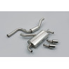 Sistema de escape Cat-Back resonado (con aprobación EC) Milltek Sport – Ford Focus MK2 RS 2.5T 305PS (04-11)