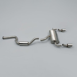 Sistema de escape Cat-Back resonado (con aprobación EC) Milltek Sport – Ford Focus MK2 RS 2.5T 305PS (04-11)