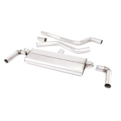Escape OPF-back homologado ECE Milltek Sport Ford Focus Mk4 ST Hatchback (19-), colas GT-115 pulidas