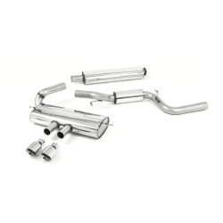 Sistema de escape Cat-Back resonado (con aprobación EC) Milltek Sport – Ford Focus MK3 ST 2.0 EcoBoost 5 puertas Hatchback (11-18)