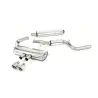 Escape cat-back resonado homologado ECE Milltek Sport Ford Focus Mk3 ST 5 puertas Hatchback (12-18), colas pulidas