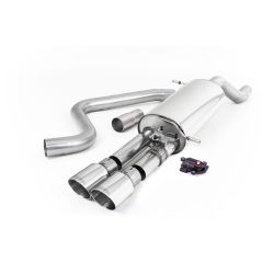 Escape OPF-back homologado ECE Milltek Sport Ford Fiesta Mk8/8.5 ST 1.5 (20-), colas GT-90 pulidas