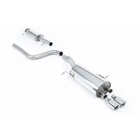 Sistema de escape Cat-Back resonado (con aprobación EC) Milltek Sport – Ford Fiesta MK7 & MK7.5 ST 1.6L EcoBoost 182PS & ST200