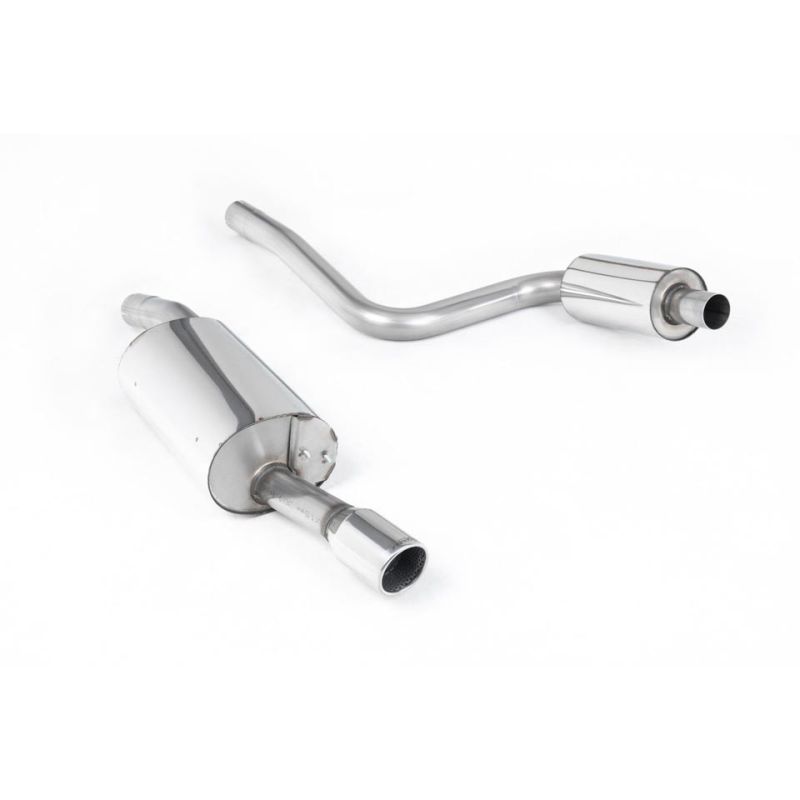 Escape cat-back resonado homologado ECE Milltek Sport Ford Fiesta Mk6 ST 150 (05-08), 1 cola de 90 mm ovalada pulida