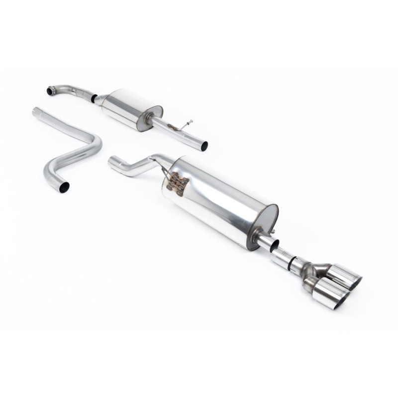 Sistema de escape Cat-Back resonado (con aprobación EC) Milltek Sport – Ford Fiesta MK8 1.0T EcoBoost ST-Line 3 & 5 puertas (Sin OPF) Sistema de escape Cat-Back resonado (con aprobación EC) Milltek Sport – Ford Fiesta MK8 1.0T EcoBoost ST-Line 3 & 5 puertas (Sin OPF)