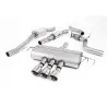 Escape cat-back resonado homologado ECE Milltek Sport Honda Civic FK8 Type R (17-22), 3 colas GT-100 de titanio
