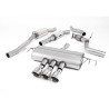 Sistema de escape Cat-Back resonado 3 colas (aprobación CE) Milltek Sport – Honda Civic Type R FK8 (17-21)