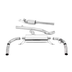 Escape OPF-back resonado homologado ECE Milltek Sport Mercedes-AMG CLA 45/45 S C118 (con GPF) (20-21), con las colas de serie