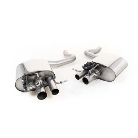 Silenciosos traseros (con aprobación EC) Milltek Sport – Mercedes Benz Clase C W205 C63 & C63 S Sedan 4.0 Bi-Turbo V8