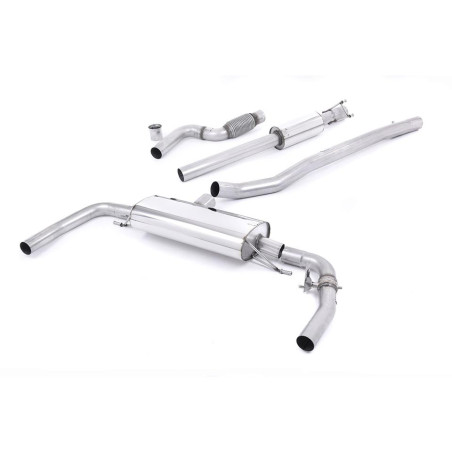Sistema de escape Cat-Back resonado (con aprobación EC) Milltek Sport – Mercedes Benz C117 CLA45 AMG 2.0 Turbo (13-19)