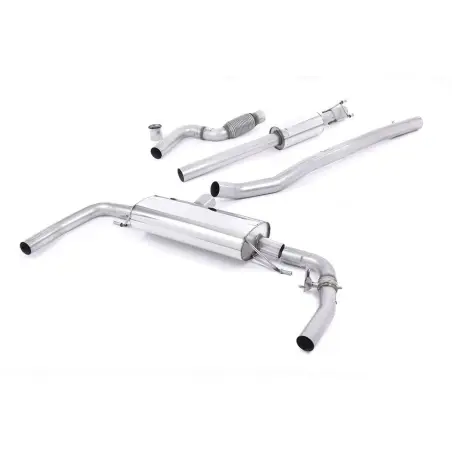 Sistema de escape Cat-Back resonado (con aprobación EC) Milltek Sport – Mercedes Benz C117 CLA45 AMG 2.0 Turbo (13-19)