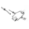 Escape cat-back resonado homologado ECE Milltek Sport Mini Cooper S R53 (02-06), colas pulidas (SSXM477)
