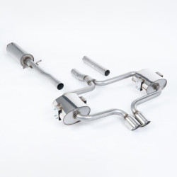 Sistema de escape Cat-Back resonado (con aprobación EC) Milltek Sport – Mini Cooper S (R52) Convertible