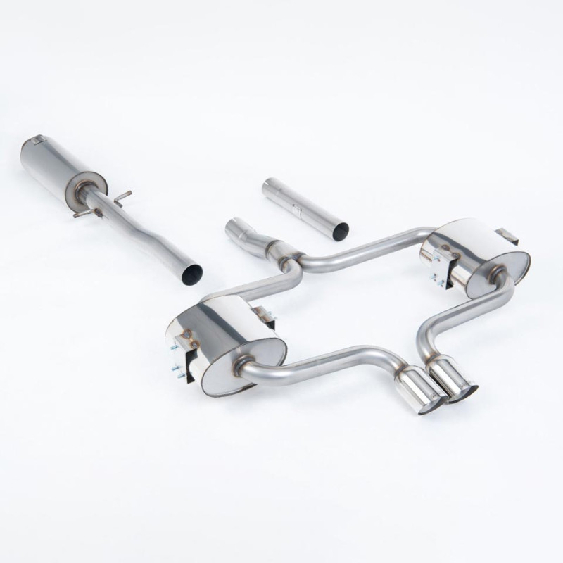 Sistema de escape Cat-Back resonado (con aprobación EC) Milltek Sport – Mini Cooper S (R52) Convertible Sistema de escape Cat-Back resonado (con aprobación EC) Milltek Sport – Mini Cooper S (R52) Convertible