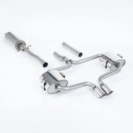 Sistema de escape Cat-Back resonado (con aprobación EC) Milltek Sport – Mini Cooper S (R52) Convertible