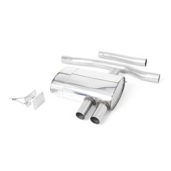 Escape OPF-back homologado ECE Milltek Sport Mini Cooper S/JCW F56 LCI (19-), colas GT-90 pulidas