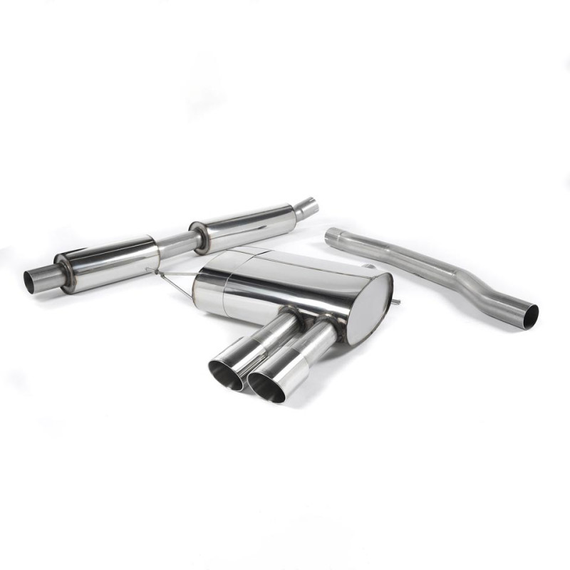 Sistema de escape Cat-Back resonado (con aprobación EC) Milltek Sport – Mini Cooper S 2.0 Turbo (F56) – Pre Facelift Sistema de escape Cat-Back resonado (con aprobación EC) Milltek Sport – Mini Cooper S 2.0 Turbo (F56) – Pre Facelift