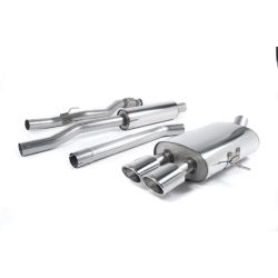 Escape cat-back resonado homologado ECE Milltek Sport Mini Cooper S R56/R58 (06-15), 2 colas ovaladas