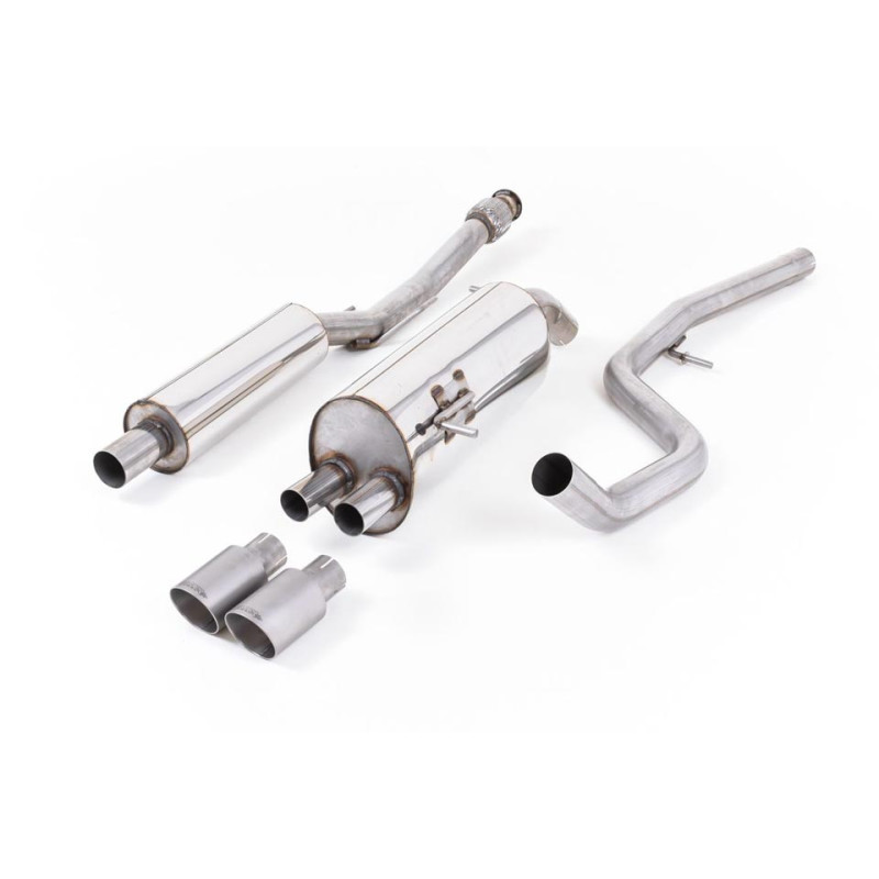 Sistema de escape Cat-Back resonado (con aprobación EC) Milltek Sport – Peugeot 208 GTi 1.6 2012+ Sistema de escape Cat-Back resonado (con aprobación EC) Milltek Sport – Peugeot 208 GTi 1.6 2012+