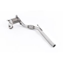 Downpipe con catalizador deportivo HJS homologado ECE Milltek Sport Seat León 5F FR 1.4 TSI (13-18)